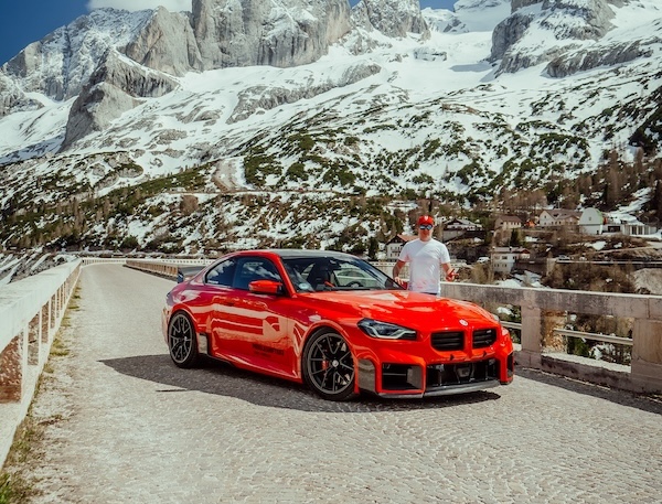 Szabolcs Sztanyi, founder of PaddleShifterz, with his BMW G87 M2