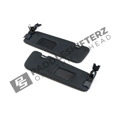OEM BMW G83 M4 Black Sun visor set (without safety labels) - Image 2
