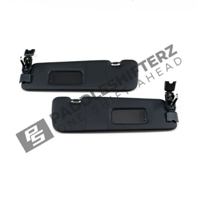 OEM BMW G83 M4 Black Sun visor set (without safety labels) 51447885777 51447885778