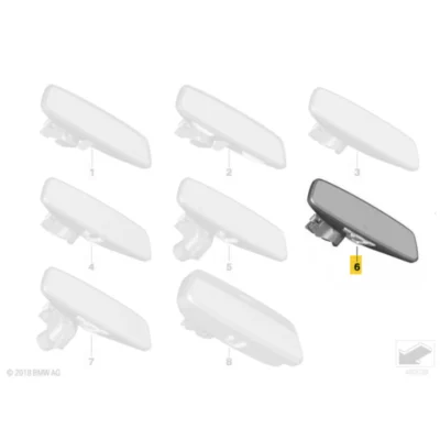 OEM BMW Interior Mirror, int universal control - 51165B79BB5