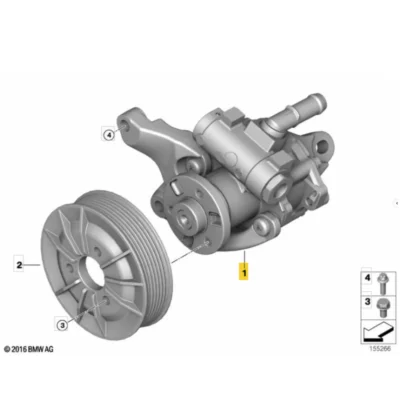 OEM BMW Power steering pump - 32416779244