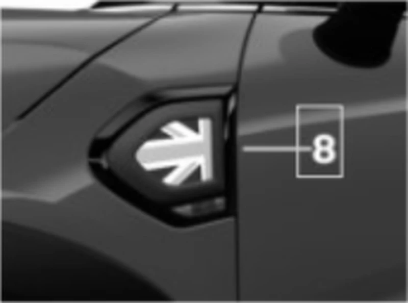 OEM MINI side scuttles black matt Black Jack 51135A43E92 on F60 Countryman