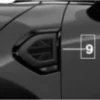 OEM MINI side scuttles black matt Night Jack 51135A43E93 on F60 Countryman